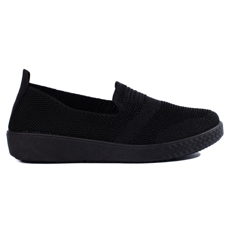 Fekete slip-on tornacipő