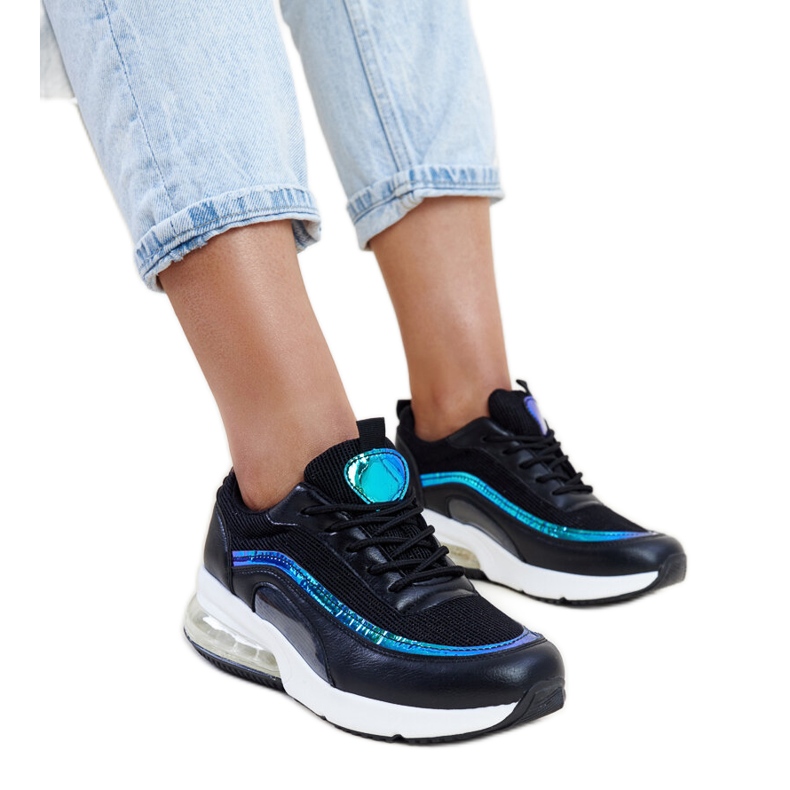 Fekete tornacipő Jelek hologrammal Fekete tornacipő Jelek hologrammal