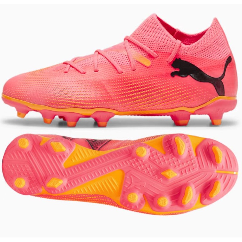 Puma Future 7 Match FG/AG Jr 107729-03 futballcipő rózsaszín