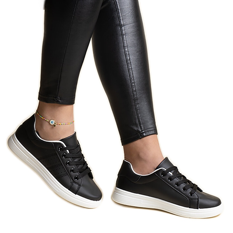 Cathleen fehér öko-bőr tornacipő