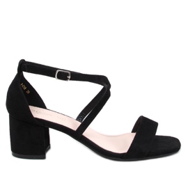 Derich Black alacsony sarkú szandál fekete Derich Black alacsony sarkú szandál fekete