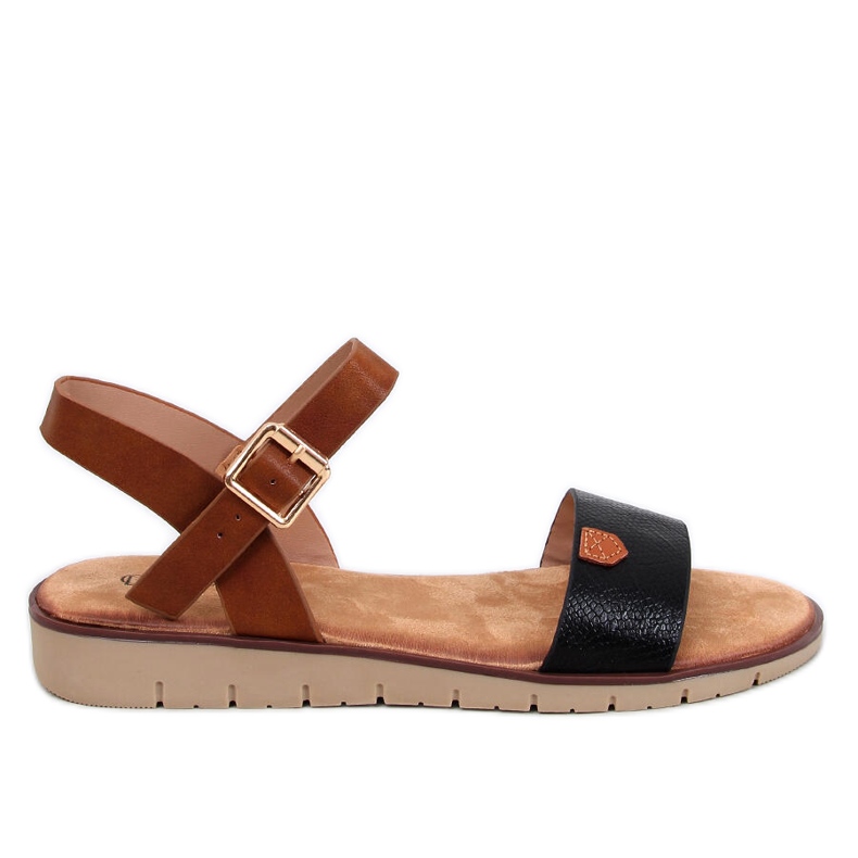 Almera fekete női szandál