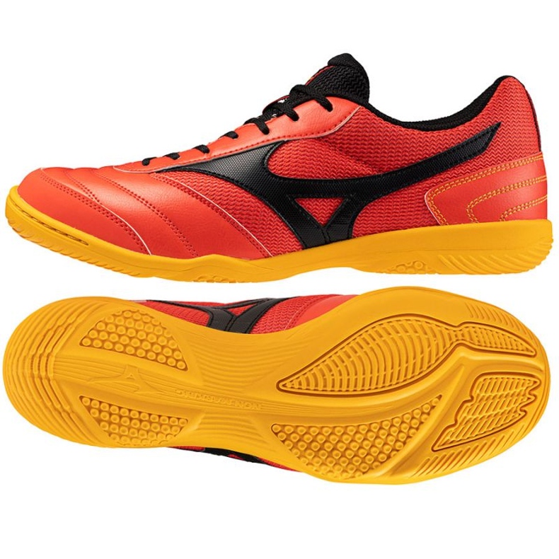Mizuno Morelia Sala Club Q1GA240393 futballcipőben piros