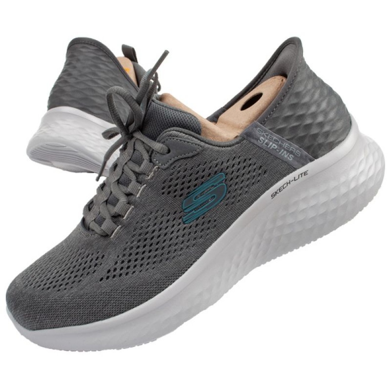 Skechers 232466/CCBL cipő szürke