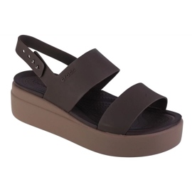 Crocs Brooklyn Low Wedge szandál 206453-2ZL barna Crocs Brooklyn Low Wedge szandál 206453-2ZL barna