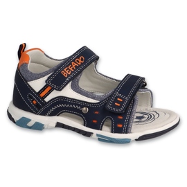 Befado gyerekszandál, bőr betéttel, 170X103, sötétkék Befado gyerekszandál, bőr betéttel, 170X103, sötétkék