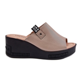Vinceza Női Wedge Flip-Flops Golden Vleni aranysárga Vinceza Női Wedge Flip-Flops Golden Vleni aranysárga