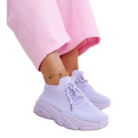 Lila tornacipő masszív Kassi talppal