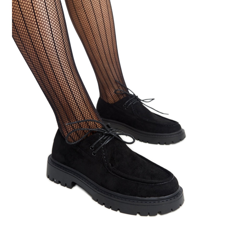 Fekete velúr klasszikus Keiko cipő