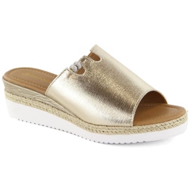 Potocki W WOL145A metál ékszandál, arany aranysárga