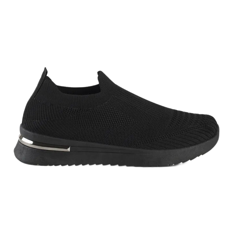 Fekete slip-on tornacipő