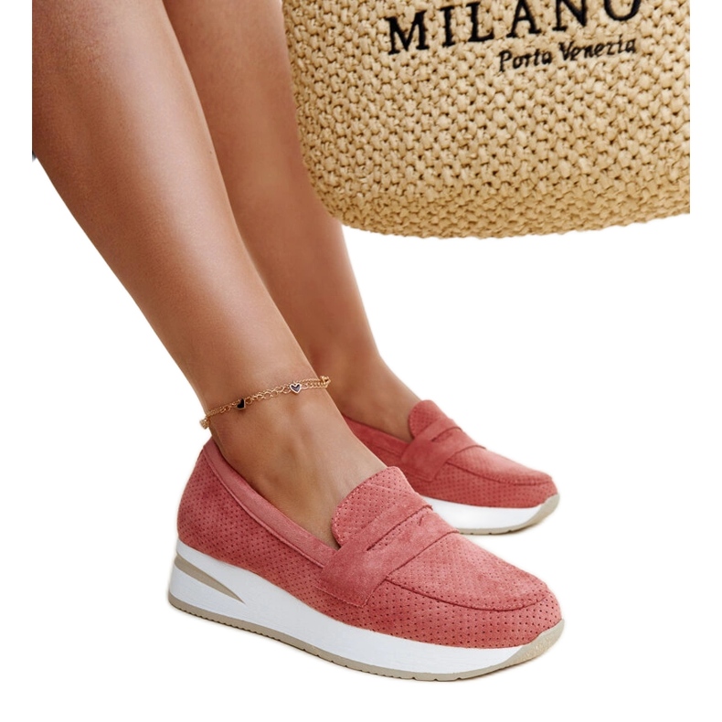 Rózsaszín perforált Muna cipő Rózsaszín perforált Muna cipő