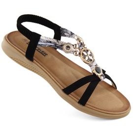 Artiker W HBH75B kényelmes szandál, fekete Artiker W HBH75B kényelmes szandál, fekete