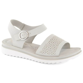 Sergio Leone W SK082H áttört szandál, szürke