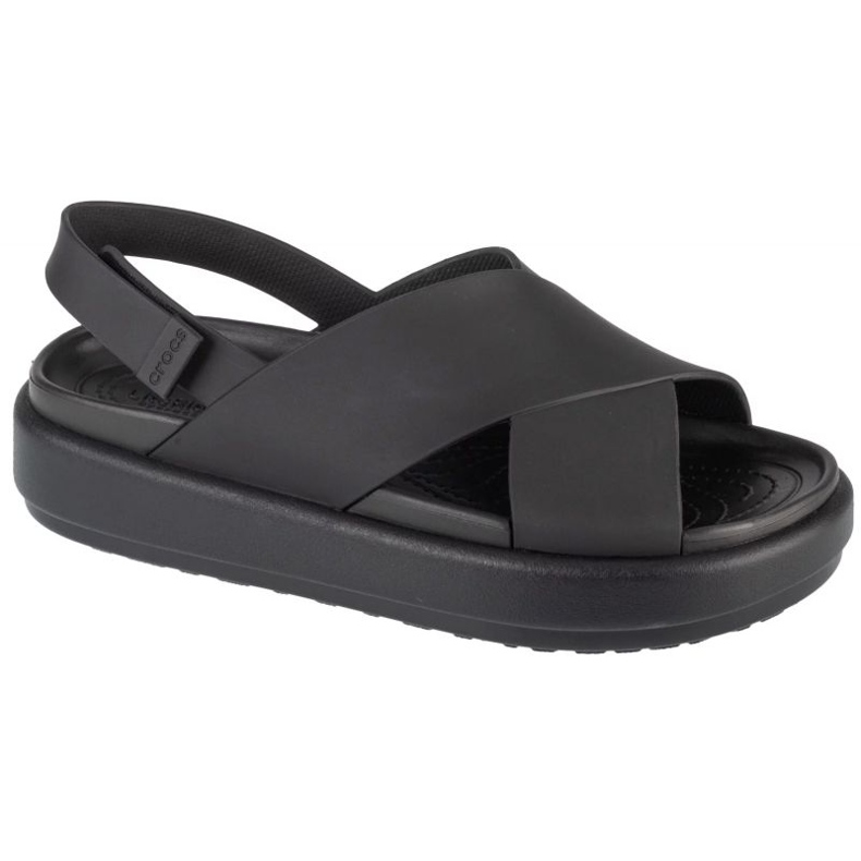 Crocs Brooklyn Luxe Strap W szandál 209407-060 fekete