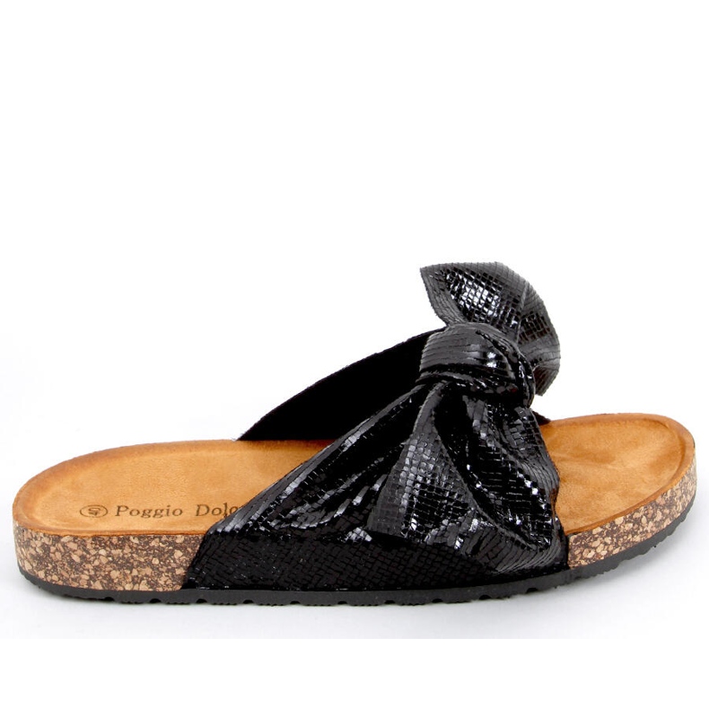 Parafa papucs masnival Amur Black fekete