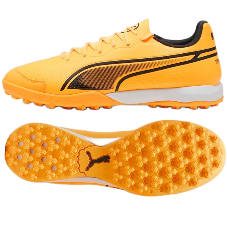 Puma King Pro Tt 107255 04 cipő narancssárga