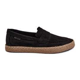 Férfi Eco Suede Espadrilles Big Star NN174046 Fekete