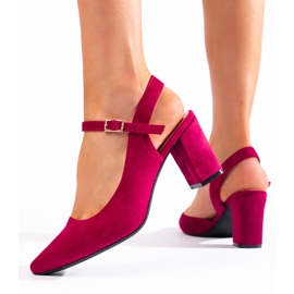 Sergio Leone rózsaszín velúr női pumpák Sergio Leone rózsaszín velúr női pumpák