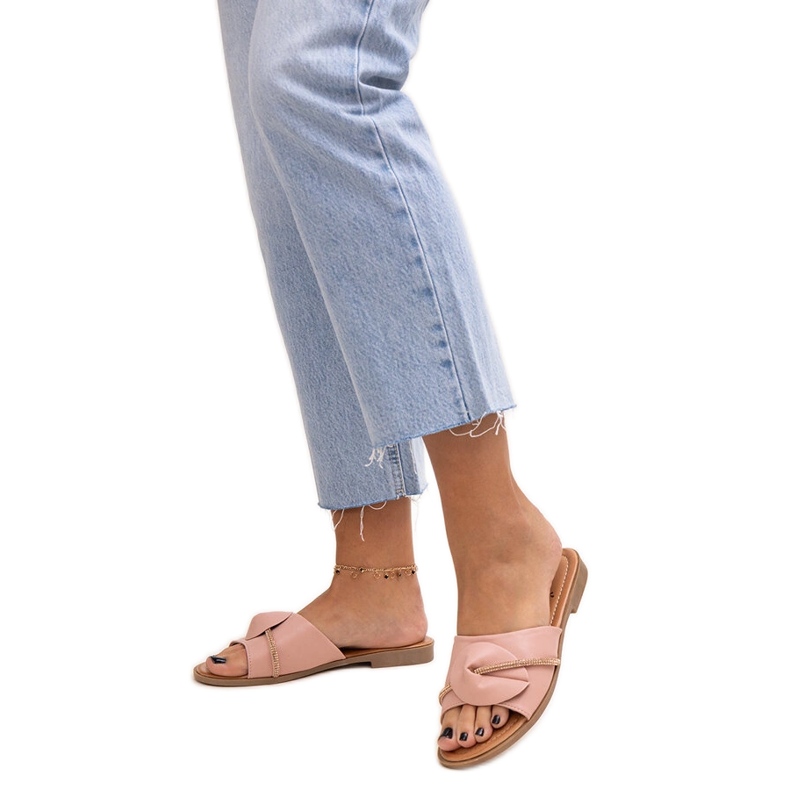 Amari cirkóniákkal pánttal díszített kalapok rózsaszín