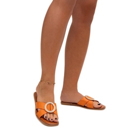 Salimba cirkon csattal díszített sapkák narancs