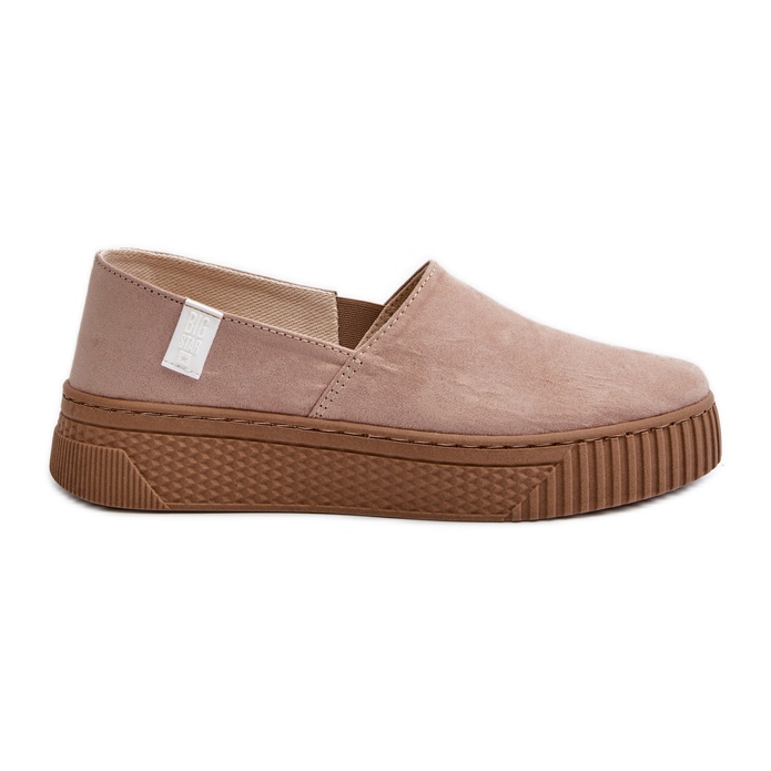 Big Star Női platform tornacipő NN276007 Memory Foam System bézs