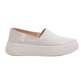 Big Star Női platform tornacipő NN276006 Memory Foam System fehér