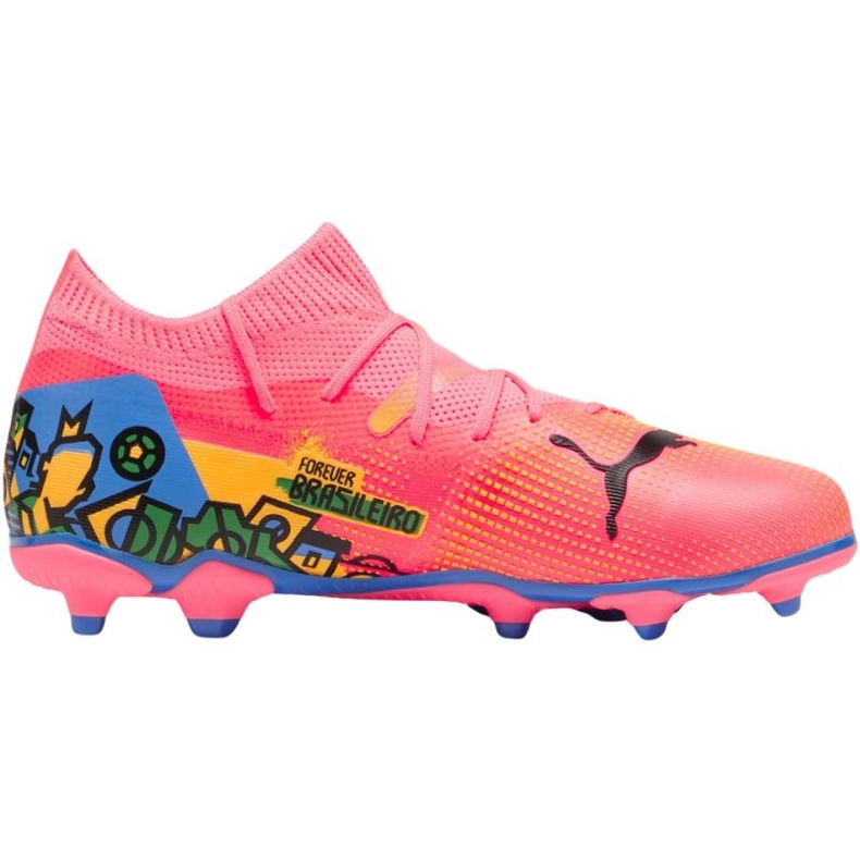 Puma Future 7 Match Njr FG/AG 107841 01 futballcipő rózsaszín