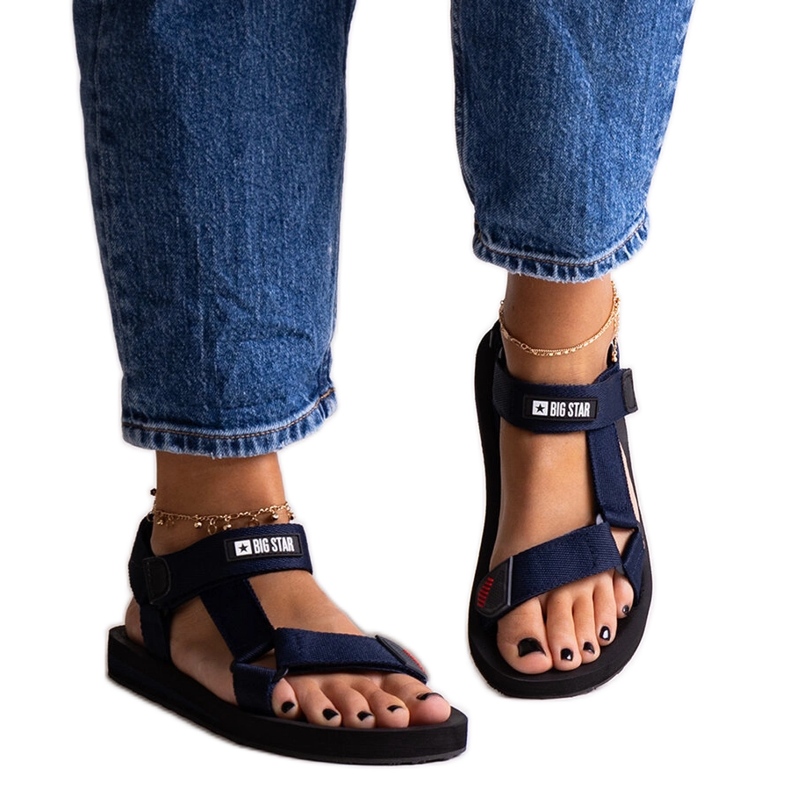 Sötétkék sportszandál Big Star DD274A283