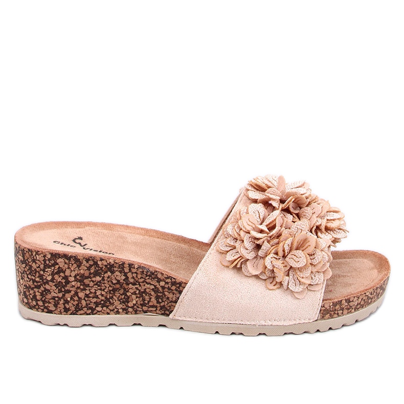 Minass Beige virágos éköszvérek bézs