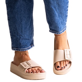 Bézs flip-flop Big Star NN274A666 801