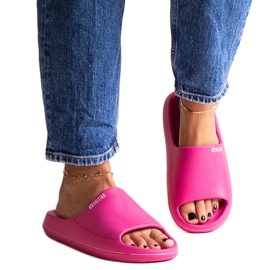 Sötét rózsaszín Big Star NN274A041 papucs