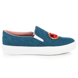 Kylie Farmer tornacipő foltokkal kék