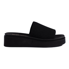 Sergio Leone Női fekete ékszandál