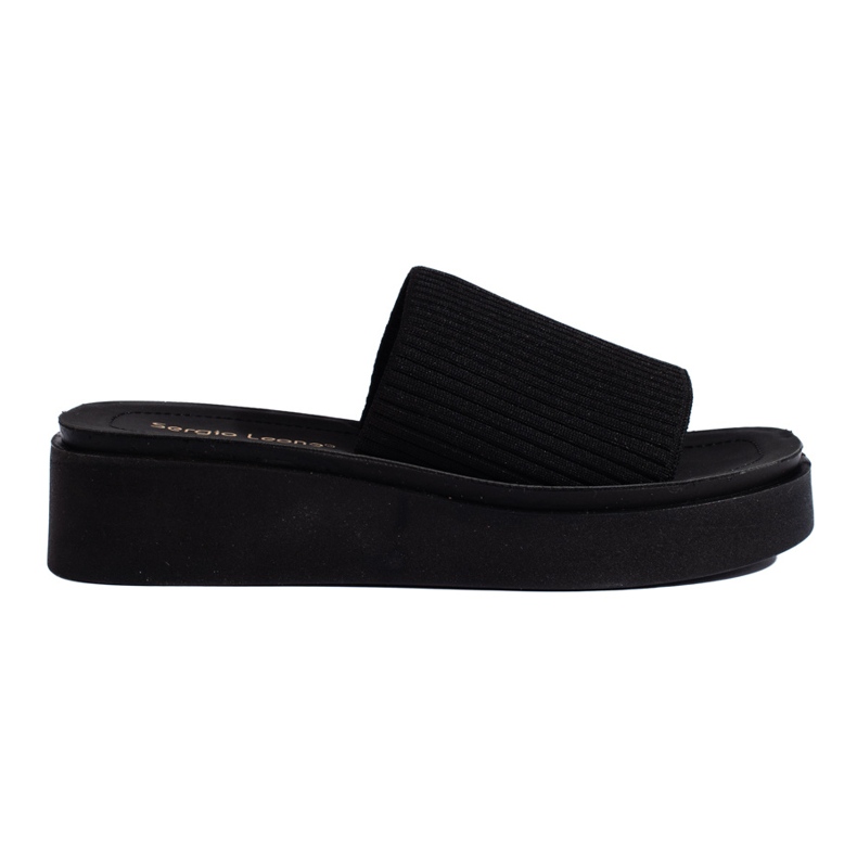 Sergio Leone Női fekete ékszandál