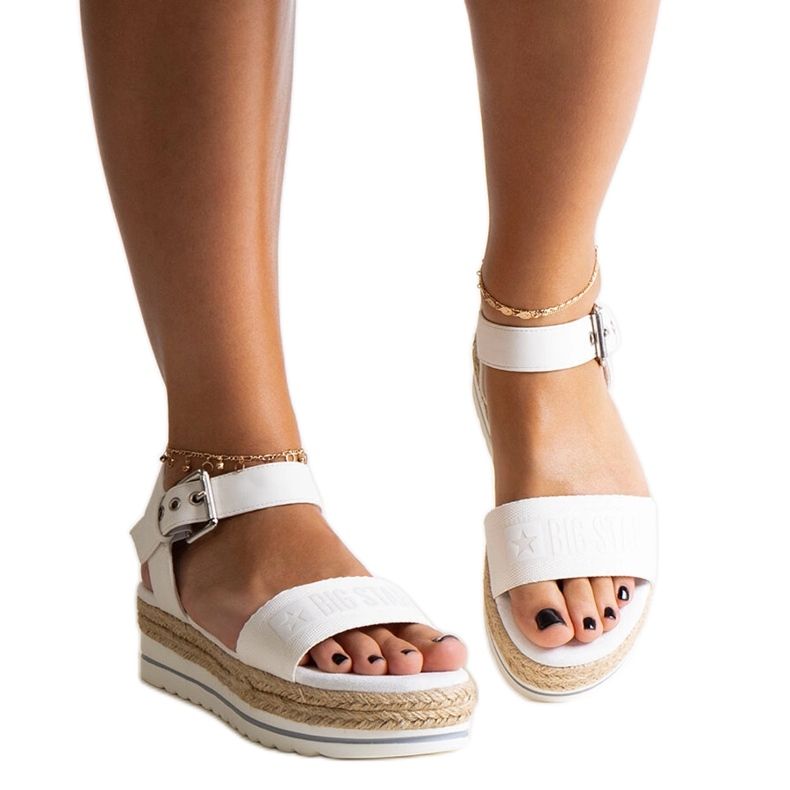 Fehér szandál Big Star LL274871