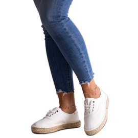 Fehér espadrillák Big Star LL274833 101 Fehér espadrillák Big Star LL274833 101