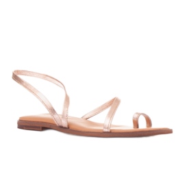 Marco Shoes Paphos szandál aranysárga