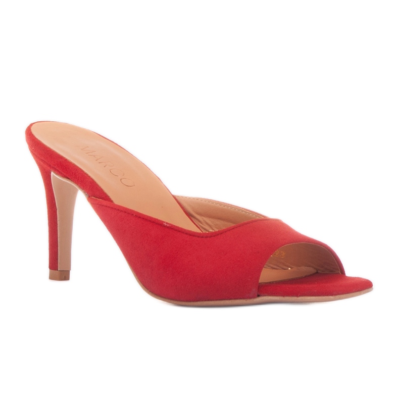 Marco Shoes Palermo papucsok piros