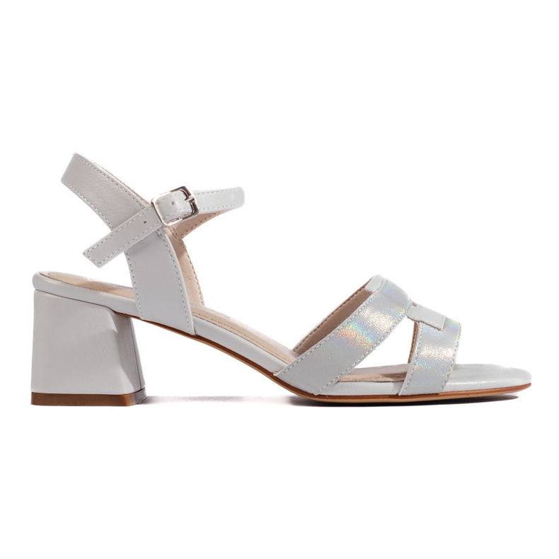 Szürke fényes női szandál, Sergio Leone