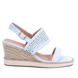 Debeve Blue espadrille ékszandál kék Debeve Blue espadrille ékszandál kék