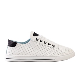 Fehér perforált Ruala tornacipő Fehér perforált Ruala tornacipő