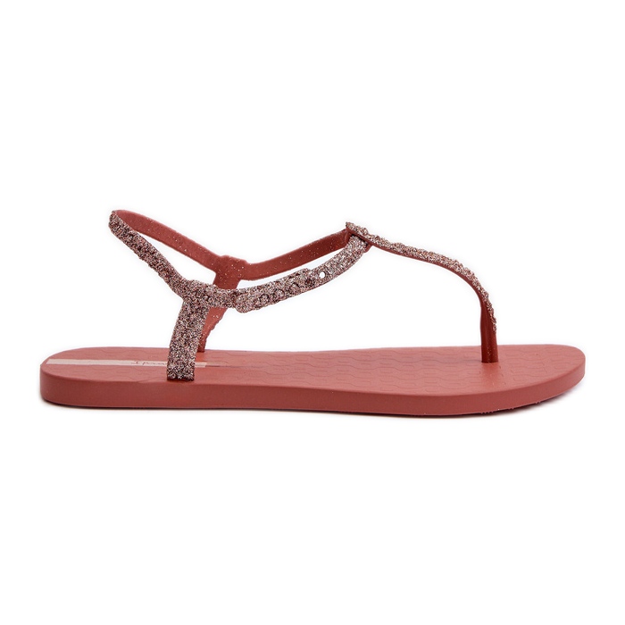 Női Flip-Flop szandál csillámmal 26914 Ipanema Class Brilha Fem Coral rózsaszín