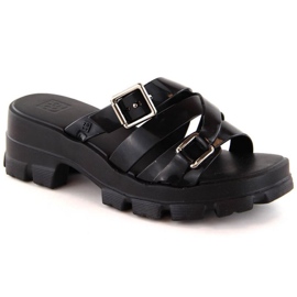 Zaxy illatosított magassarkú papucsok W NN285043 INT2009A fekete