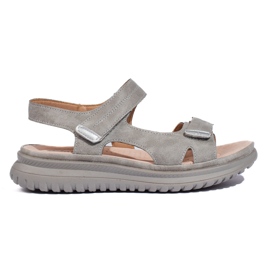Kényelmes női szürke szandál Kényelmes női szürke szandál