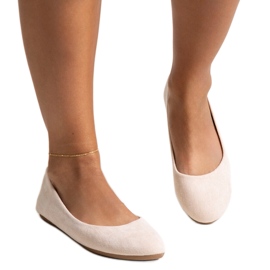 Világos bézs balettlakások Jala öko velúrból