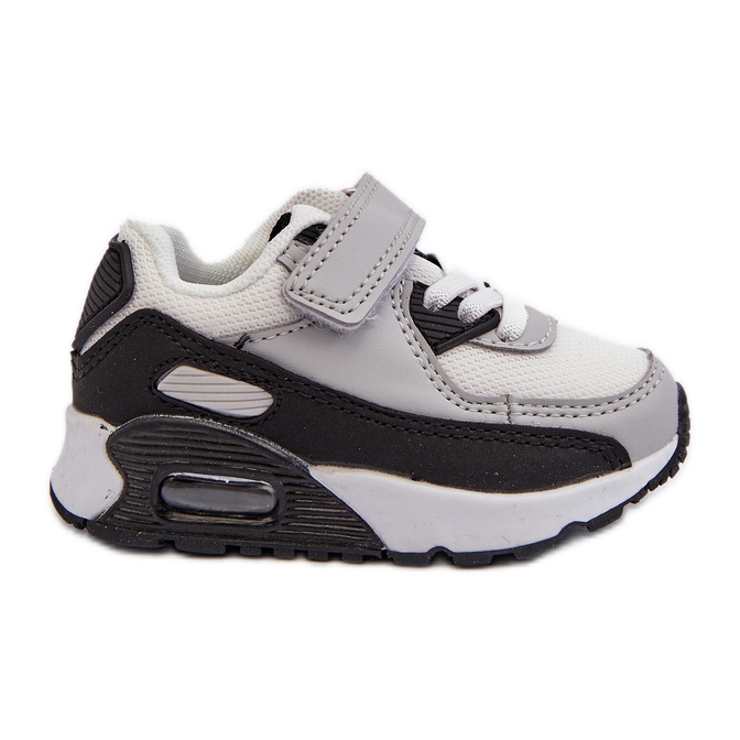 Gyermek tépőzáras tornacipő Szürke Krissandra