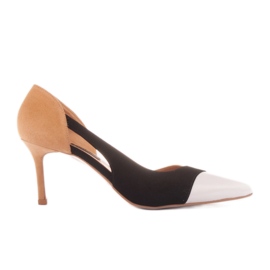 Marco Shoes Martini tűsarkú fekete