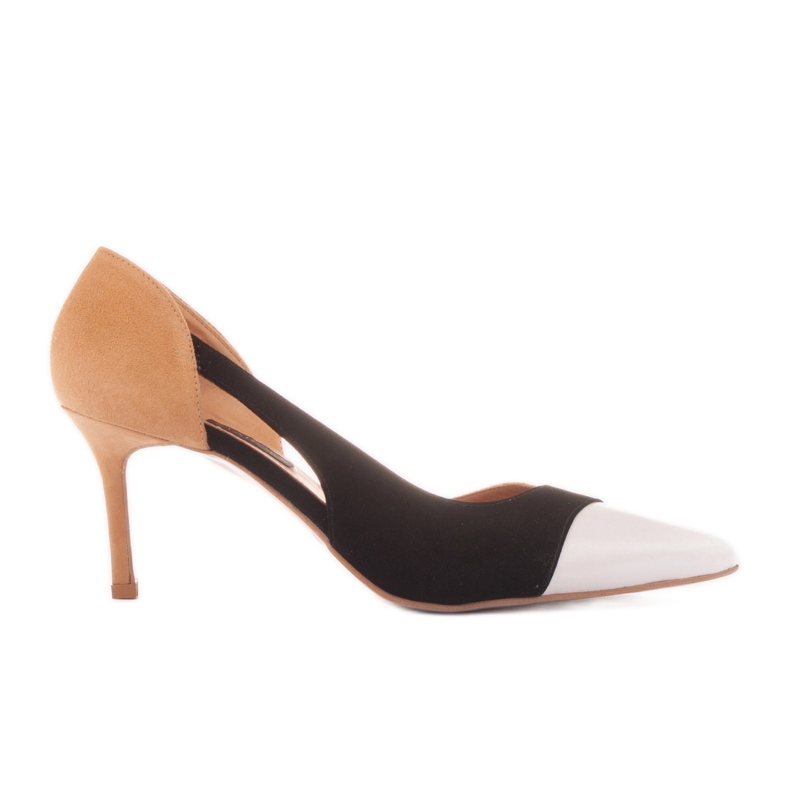 Marco Shoes Martini tűsarkú fekete