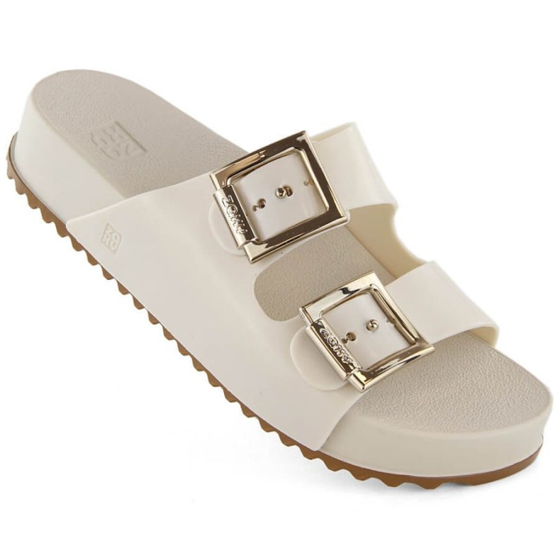 Zaxy W INT2010 ekrü kényelmes illatosított papucs bézs